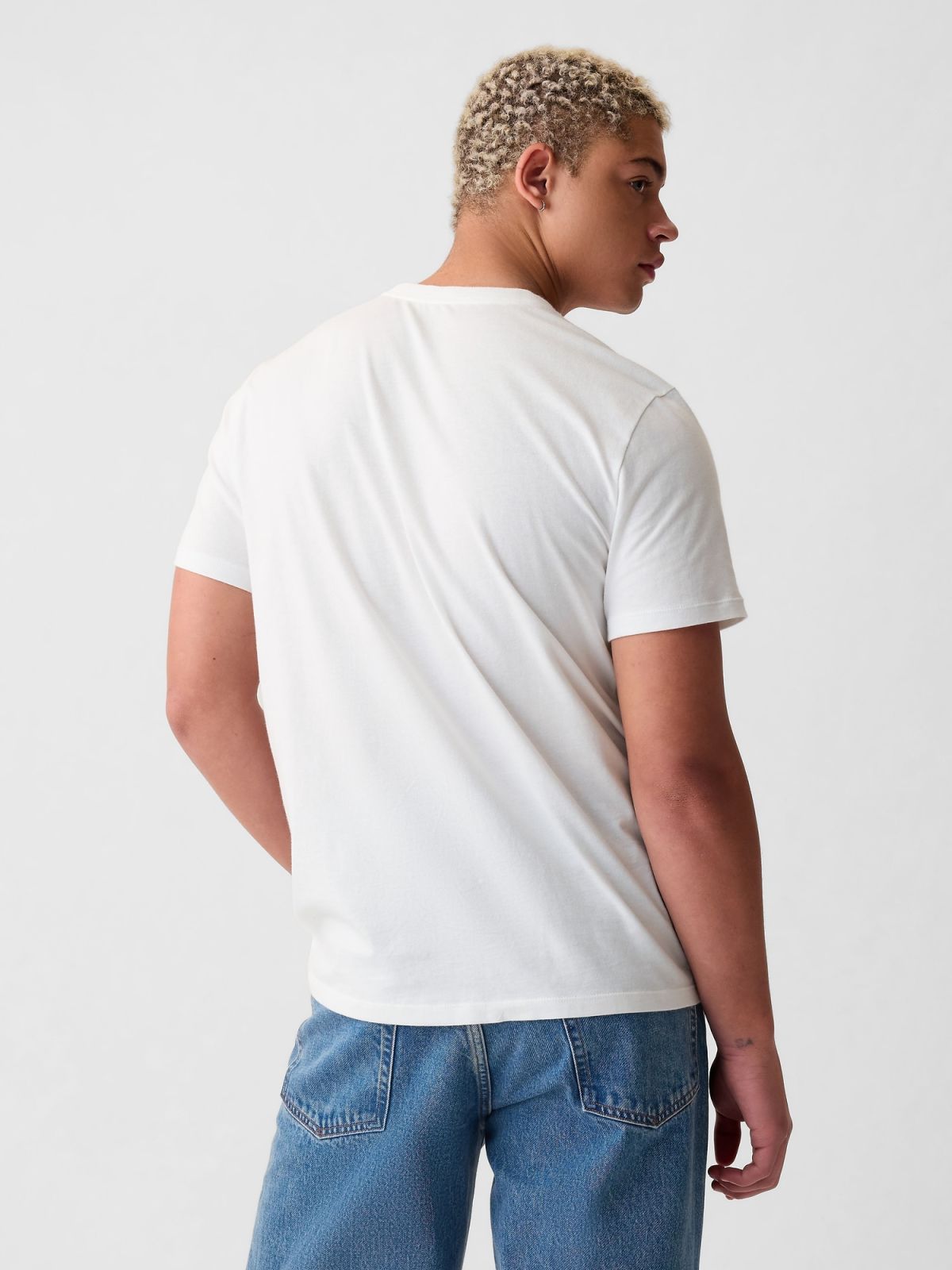 Άσπρη Everyday Soft Gap Logo Μπλούζα-866774001
