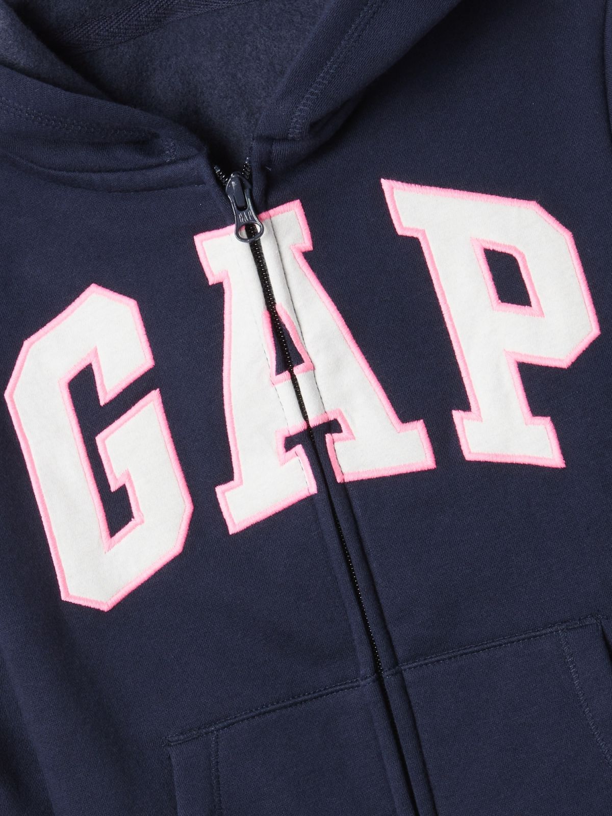 Μπλε Παιδικό Gap Logo Zip Φούτερ σε Fleece-692277026