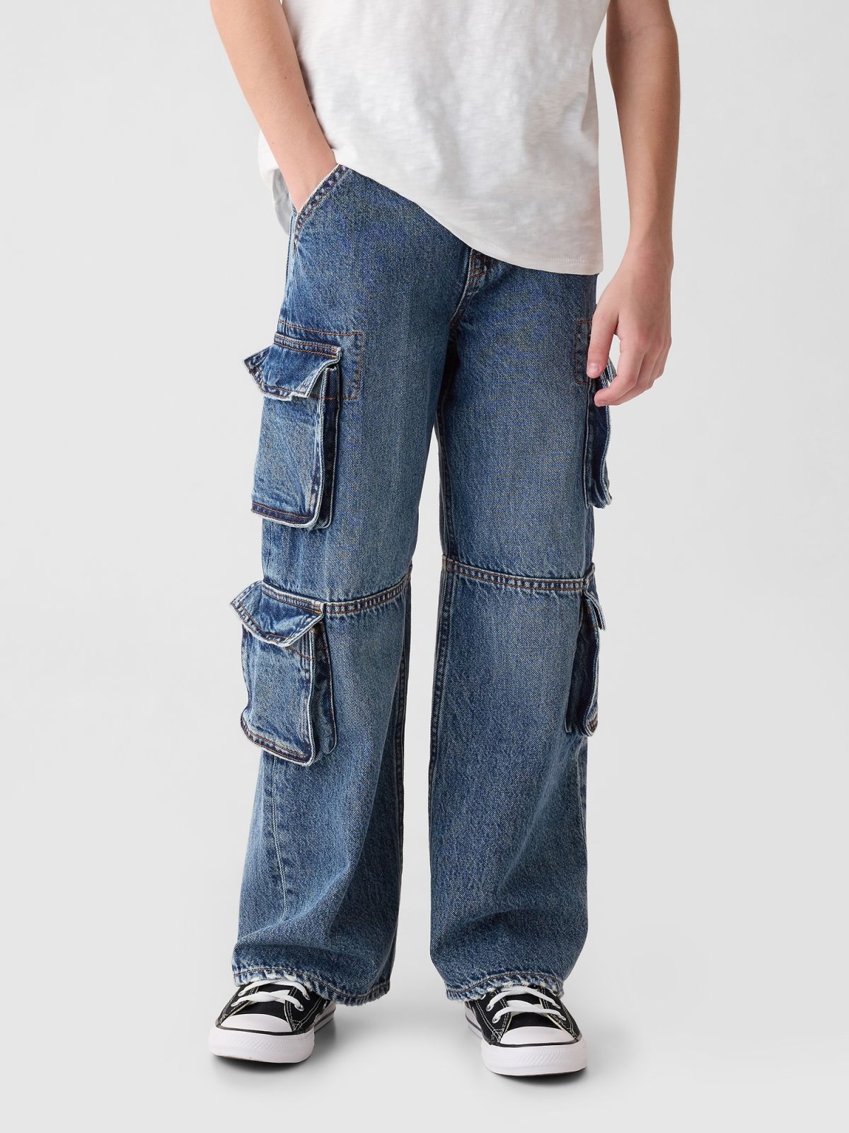 Παιδικό Double Cargo Baggy Τζιν Παντελόνι-508758000