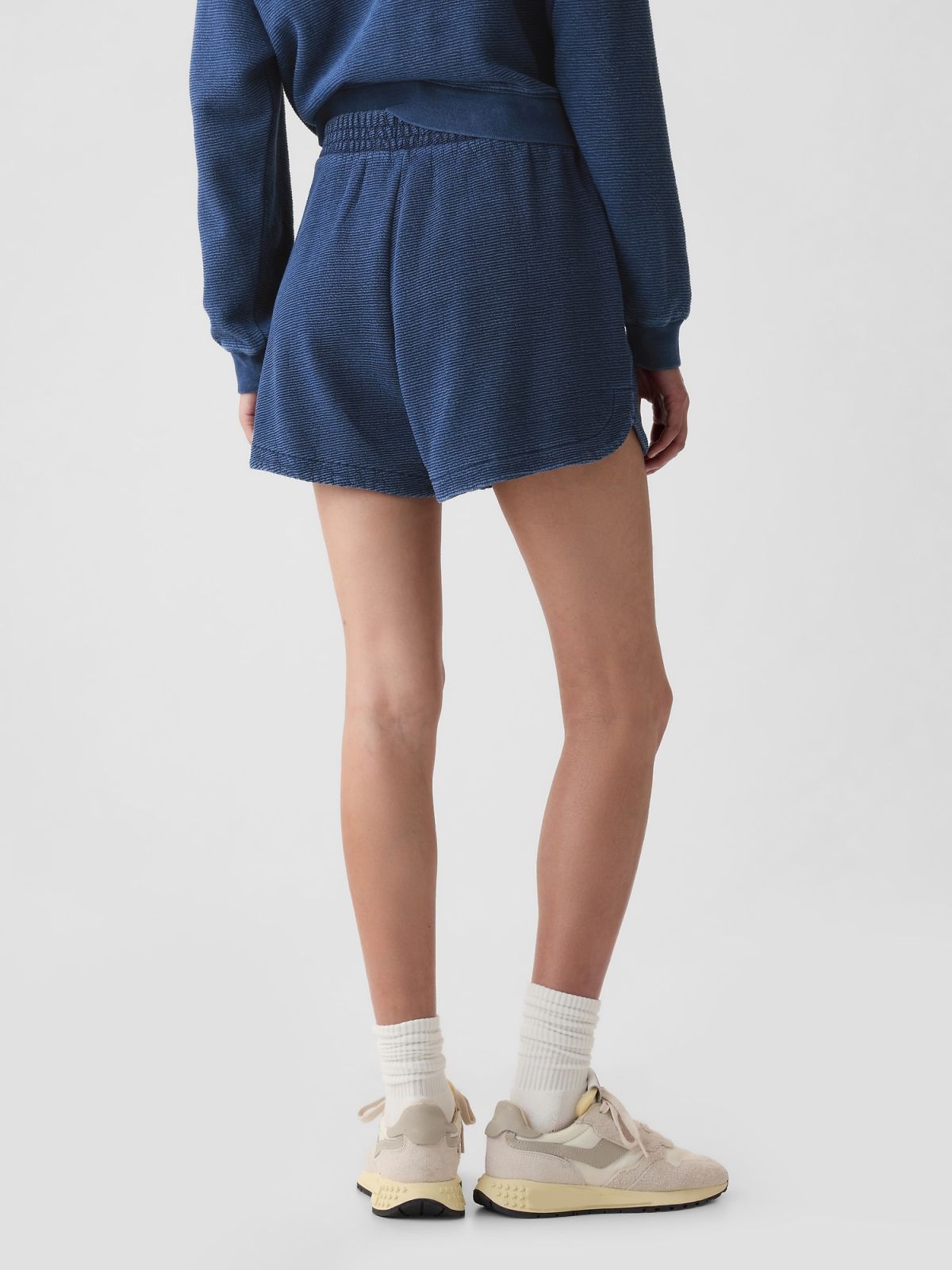 Textured Dolphin Sweat Shorts-438364000