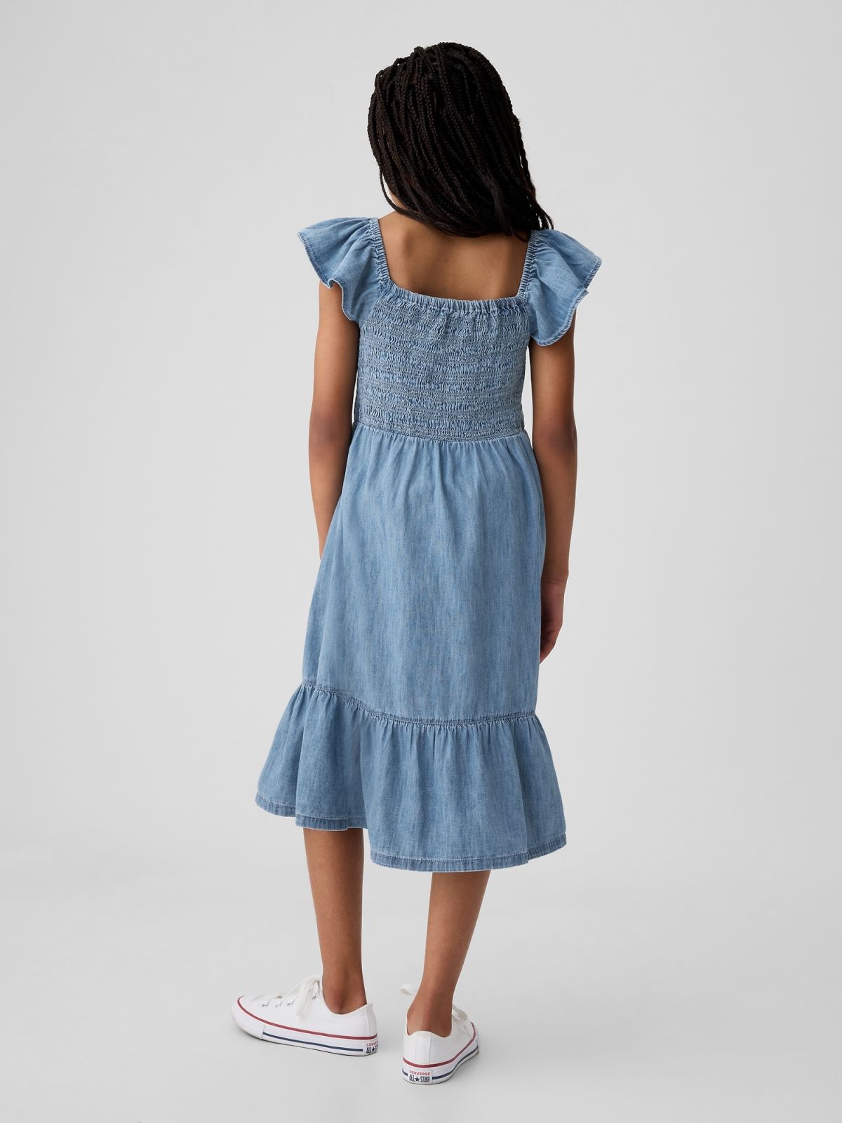 Παιδικό Smocked Midi Φόρεμα-881357000