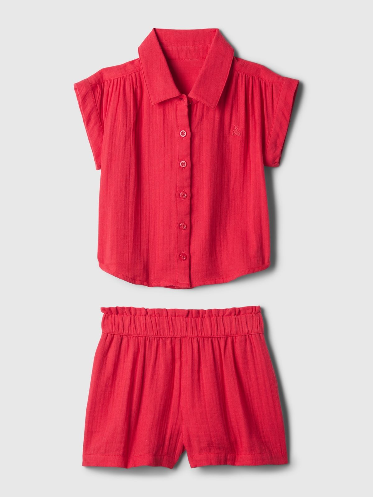 babyGap Crinkle Gauze Two-Piece Outfit Set-412997002