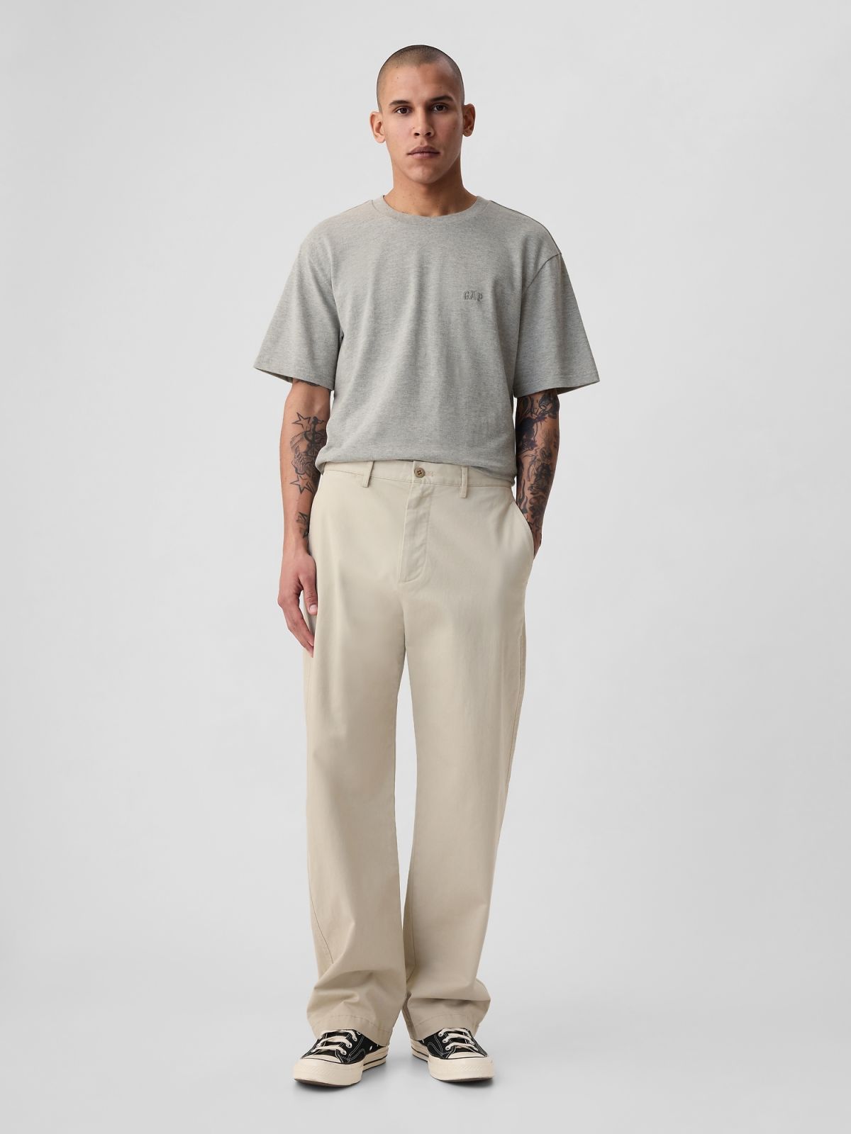 Γκρι Mini Gap Logo Μπλούζα-412780002