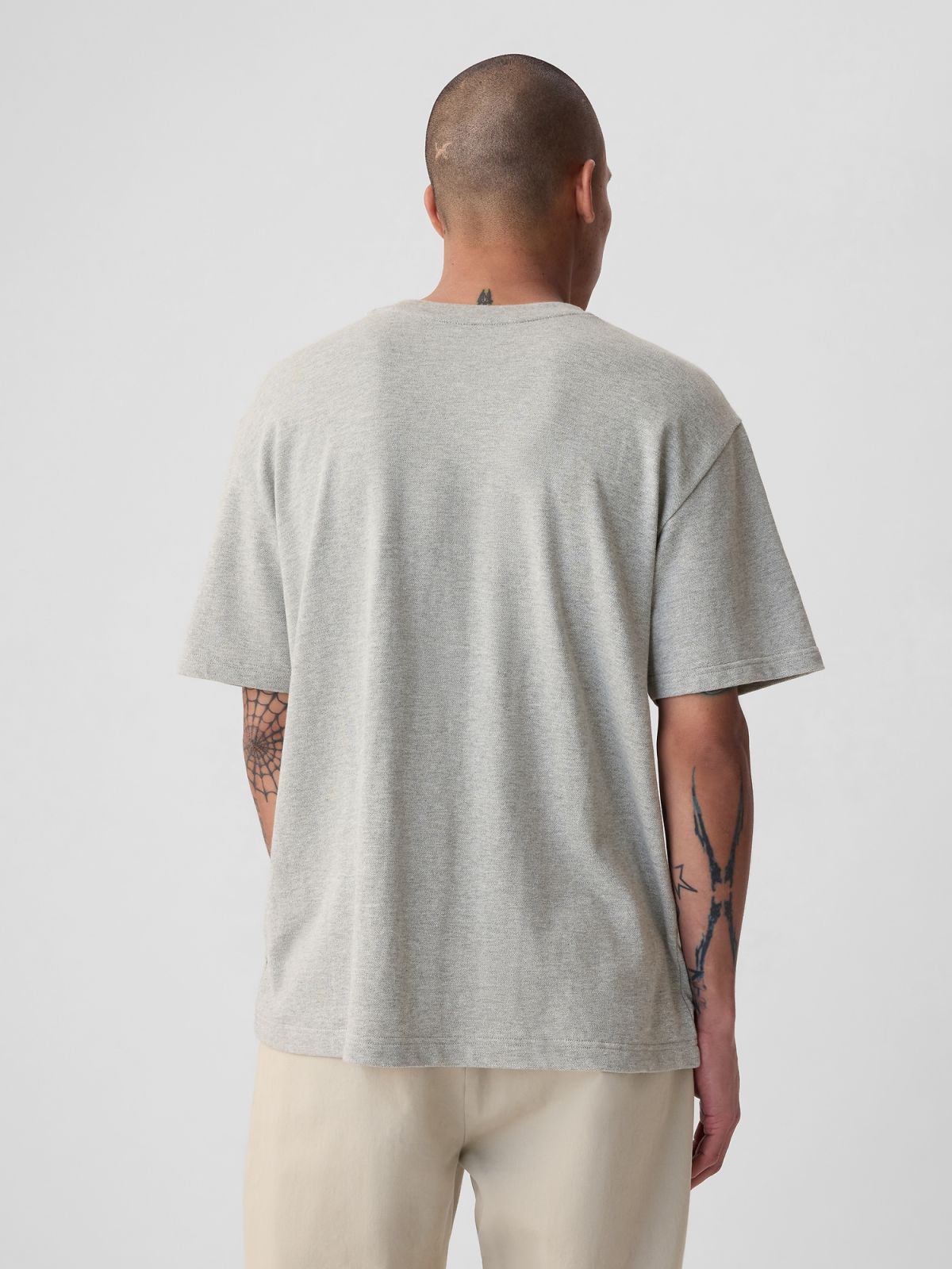 Γκρι Mini Gap Logo Μπλούζα-412780002