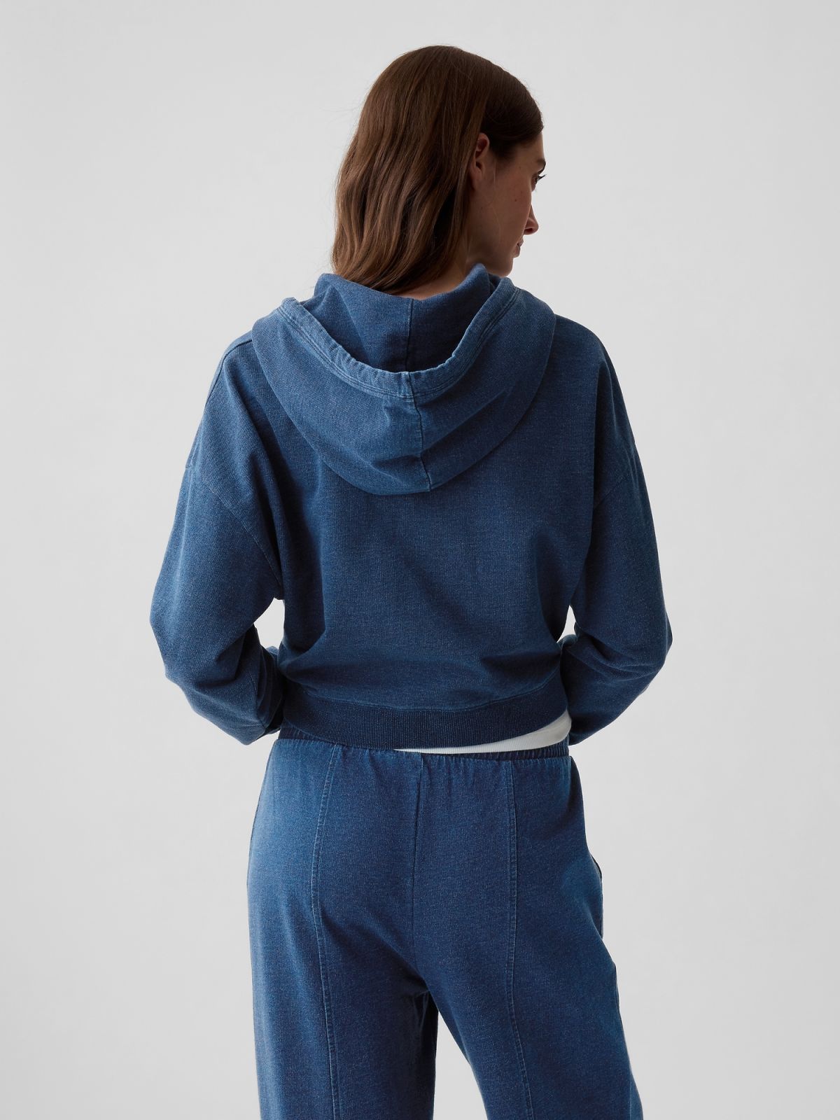 Μπλε Gap Arch Logo Cropped Φούτερ-438603000