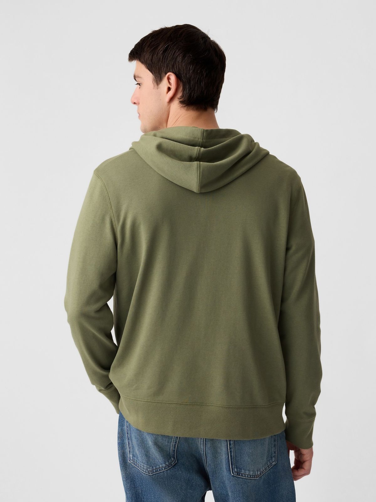 Gap Logo Zip Hoodie-868452002