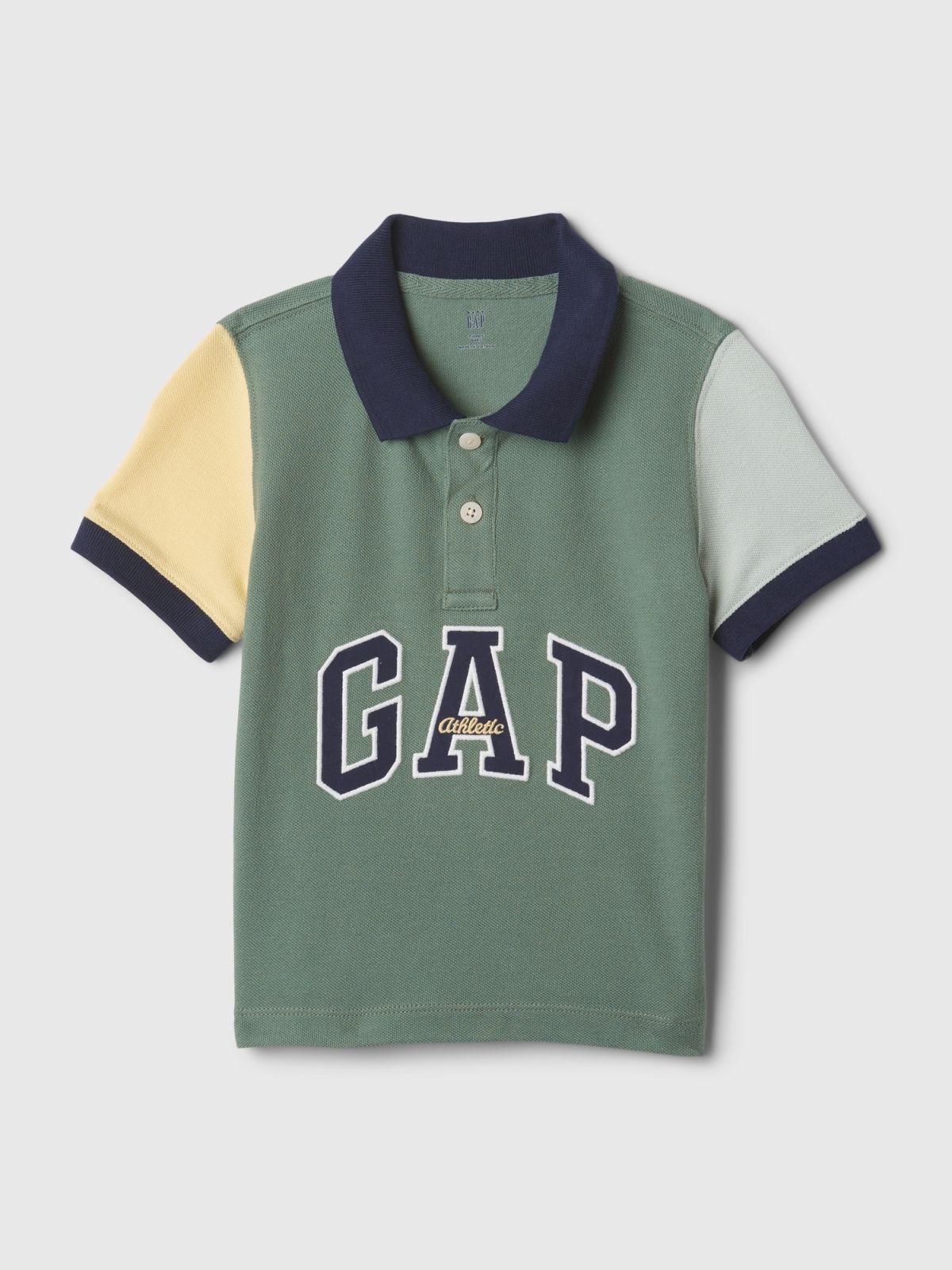Multi Νηπιακή Gap Arch Logo Colorblock Πόλο Μπλούζα-888314000