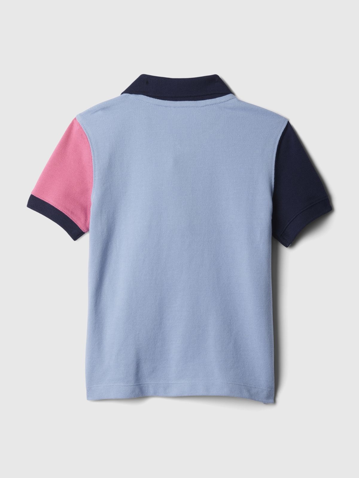 Μπλε Νηπιακή Gap Arch Logo Colorblock Πόλο Μπλούζα-888314001