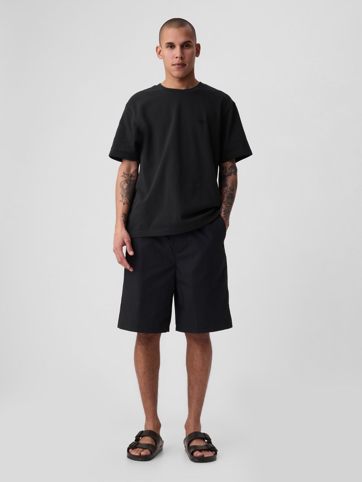 Μάυρη Mini Gap Logo Μπλούζα-412780001