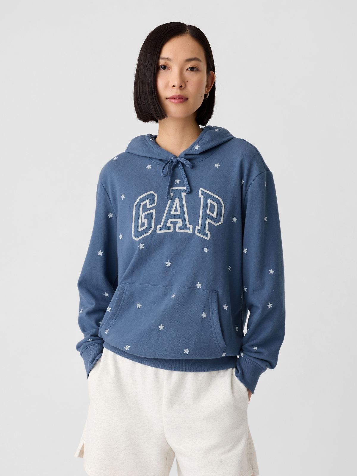 Μπλε Relaxed Gap Logo Φούτερ-885589006