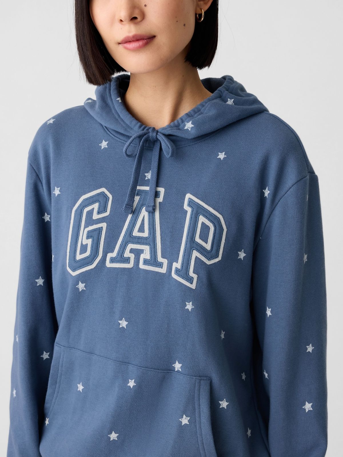 Μπλε Relaxed Gap Logo Φούτερ-885589006