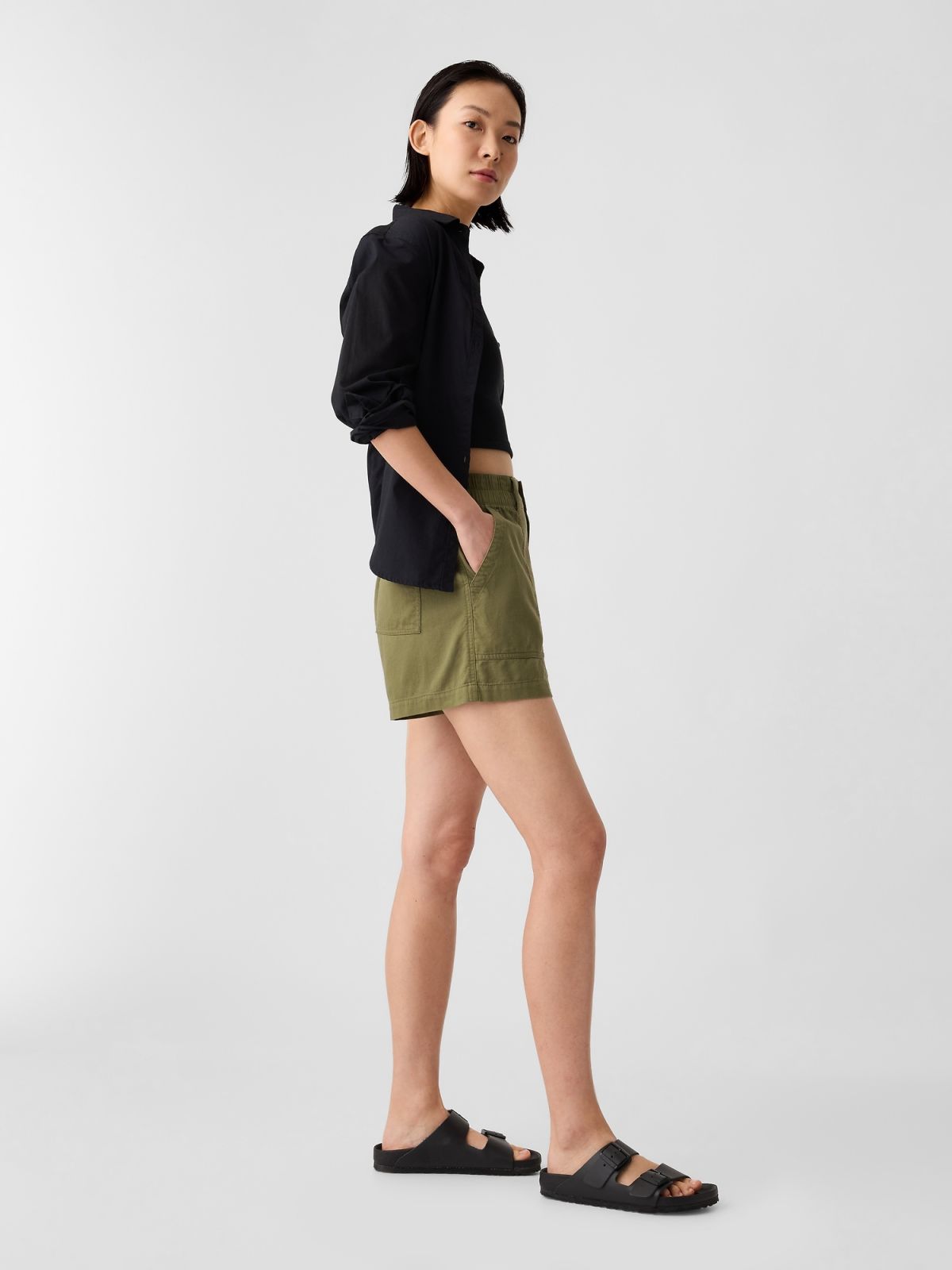 Πράσινο Easy Utility Σορτς-411972003