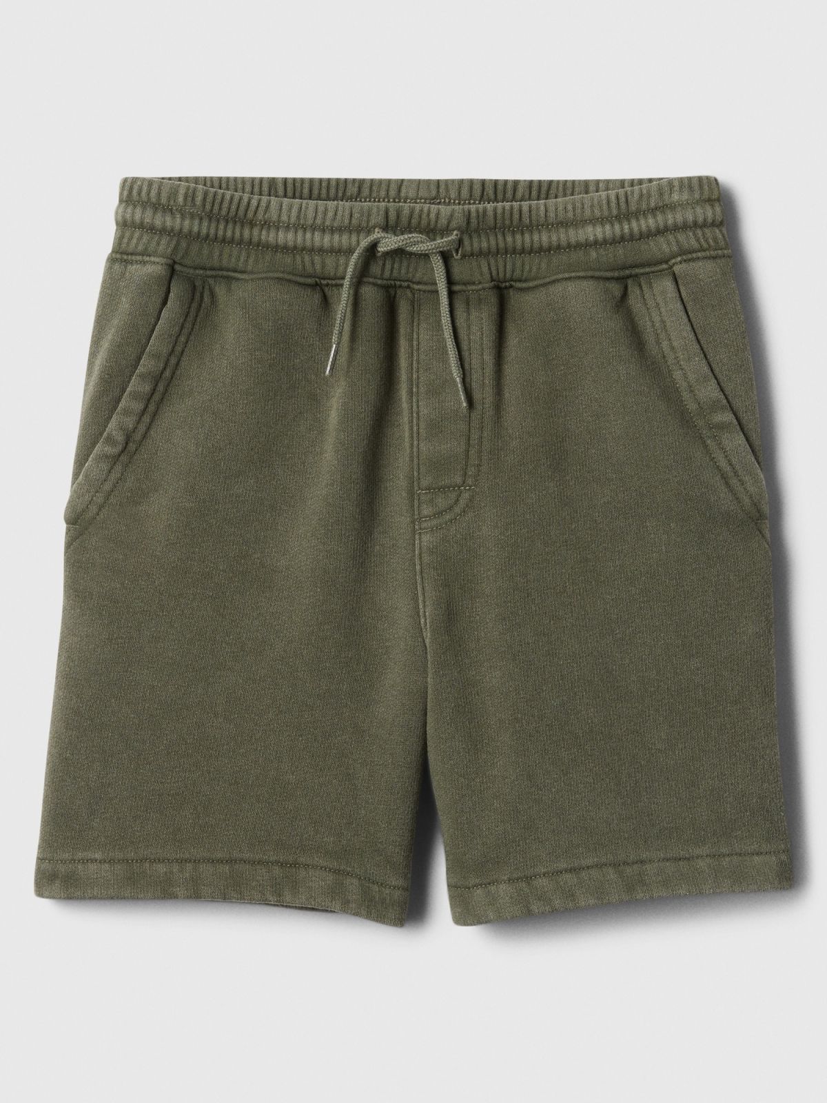 Kids Washed-Fleece Pull-On Shorts-404891003