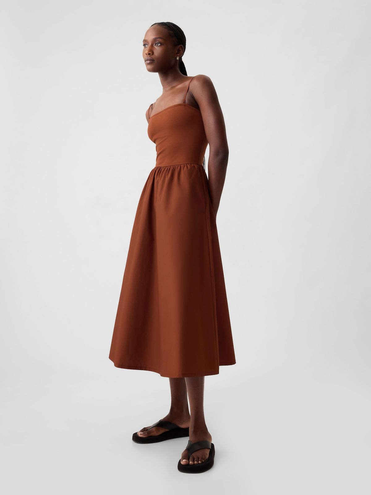 Mixed Media Midi Φόρεμα-431855001