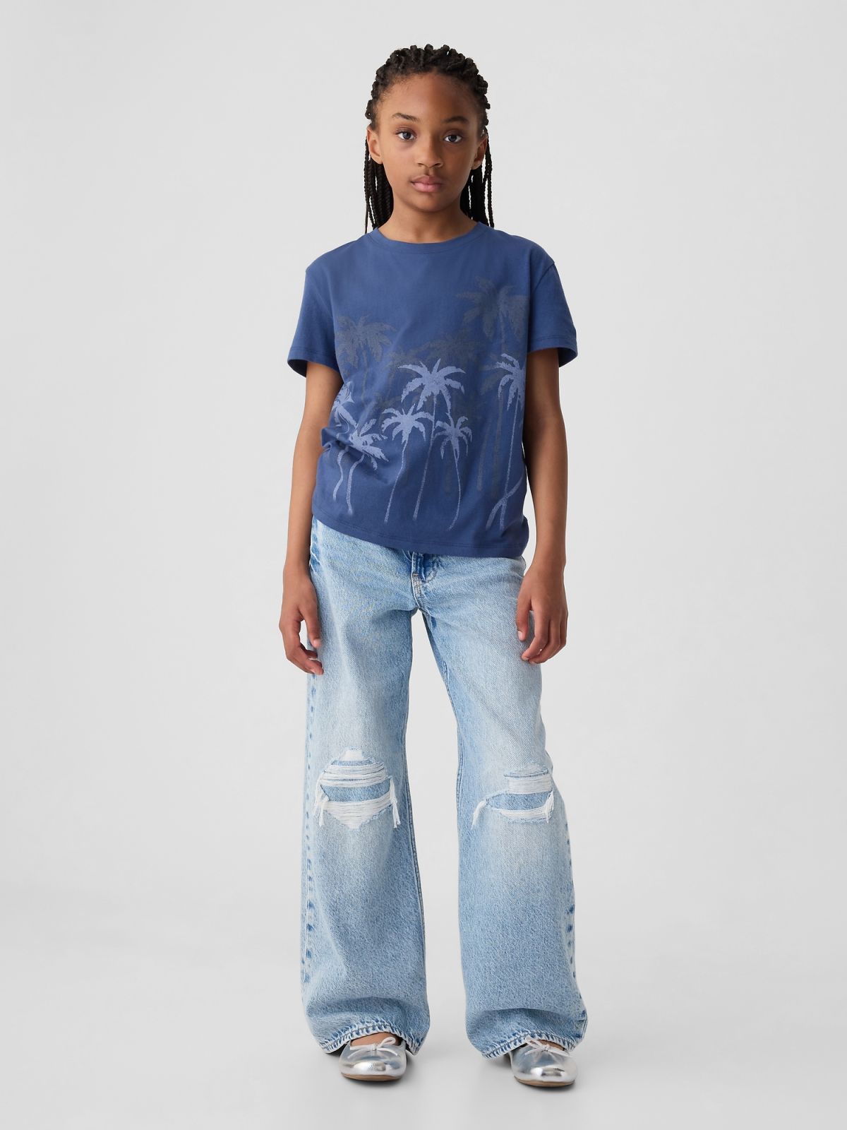 Μπλε Παιδική Graphic Μπλούζα-461363001