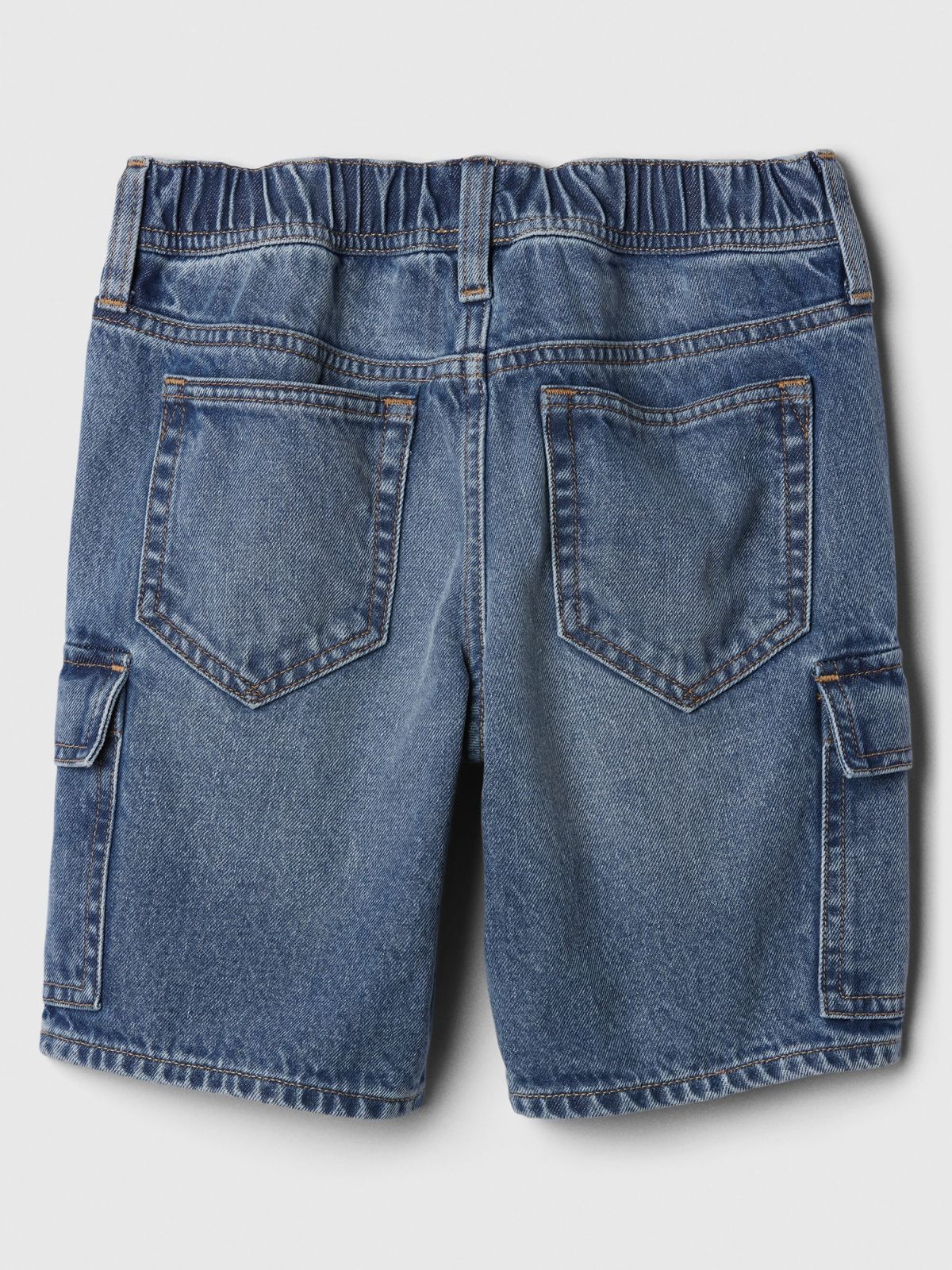 Kids Denim Pull-On Cargo Shorts-404998000