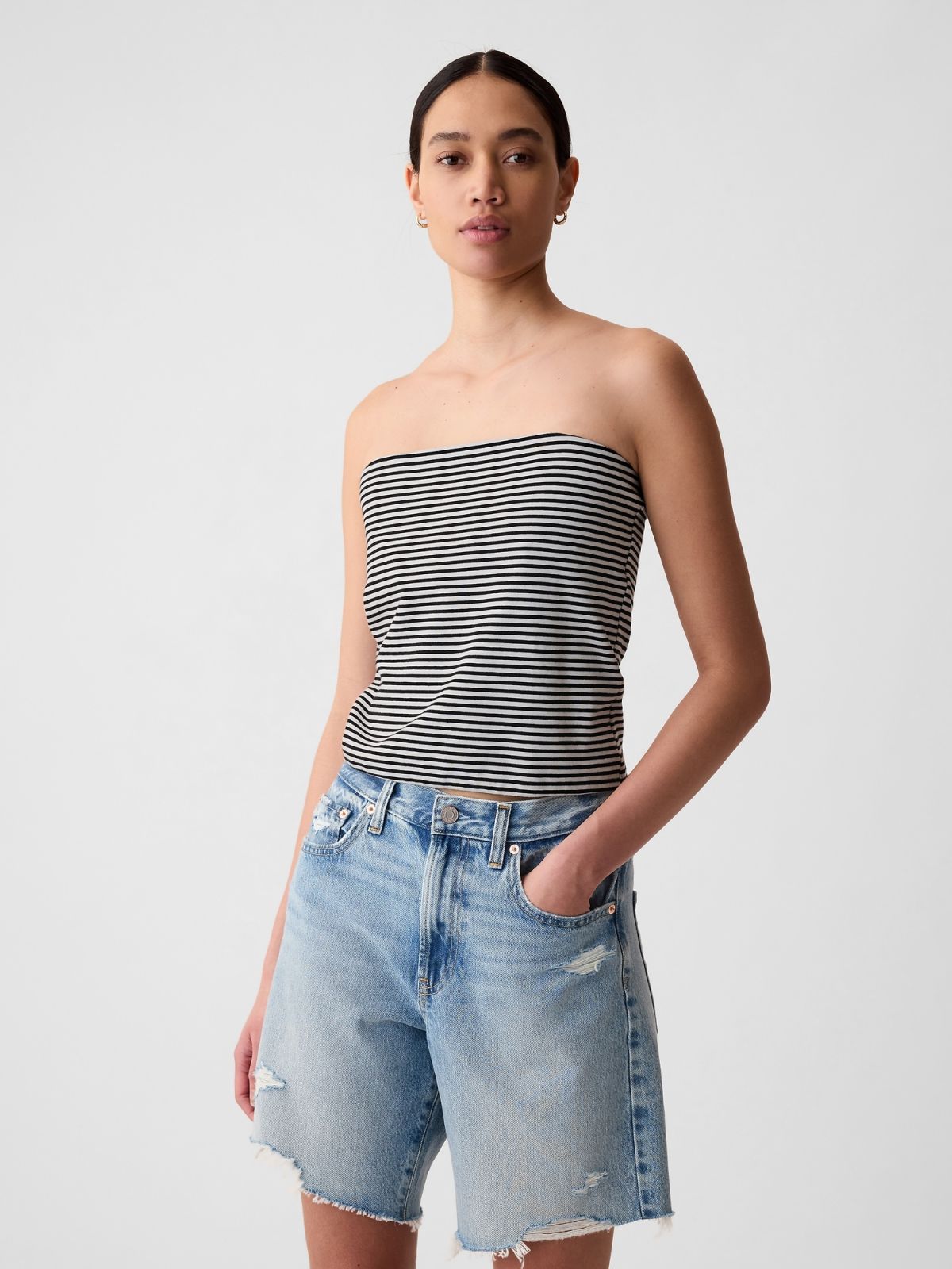 Compact Jersey Tube Top-408190003