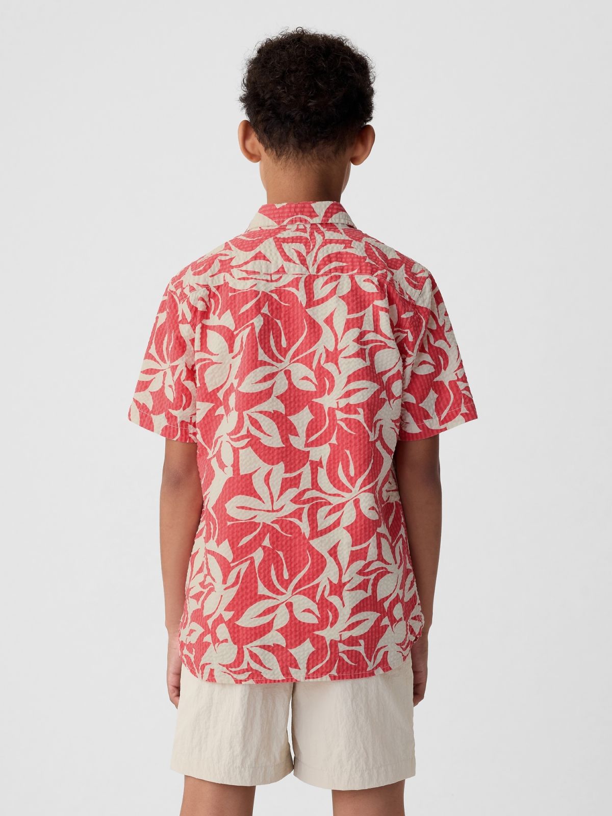 Kids Seersucker Shirt-435221000