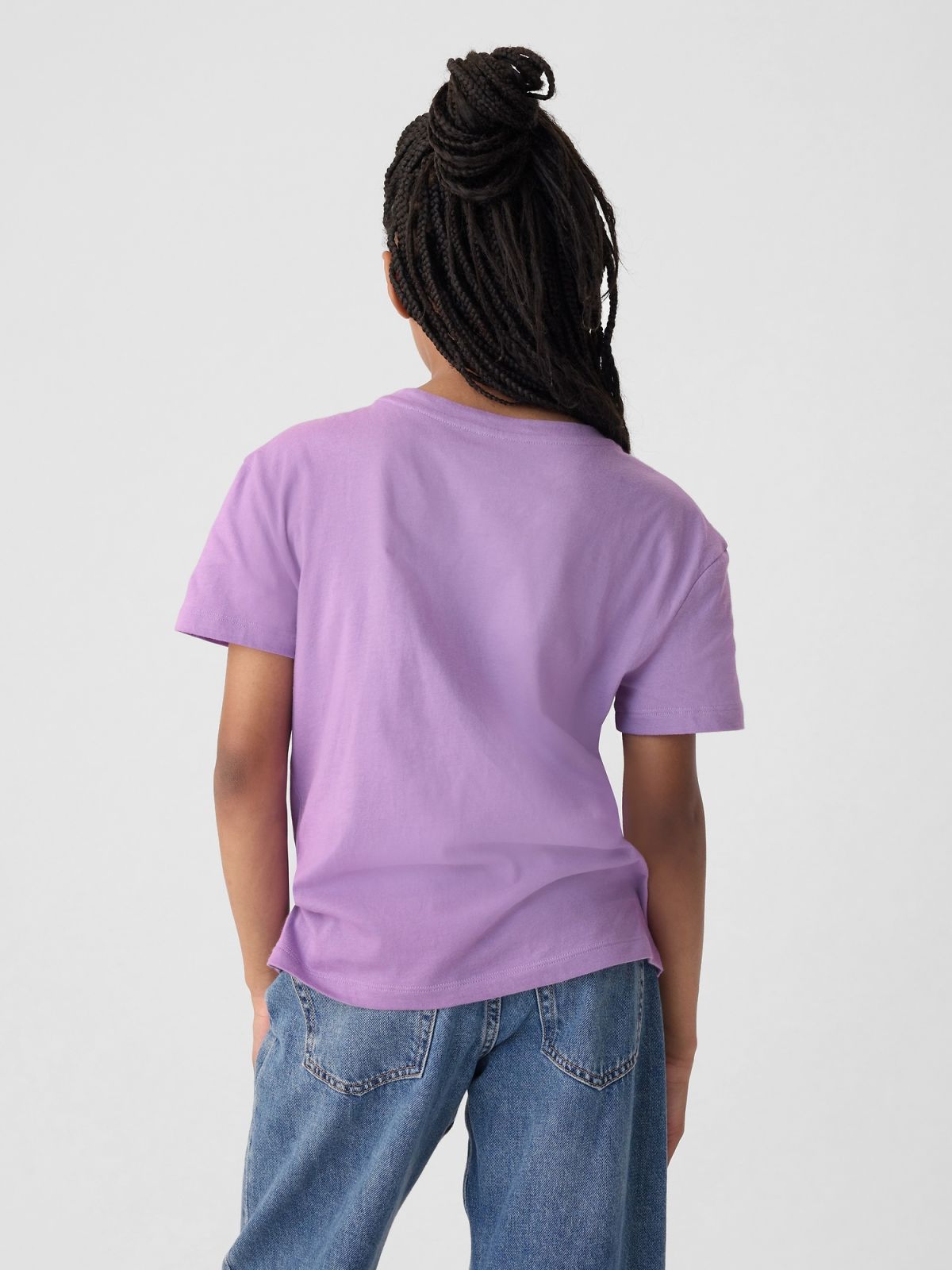 Μωβ Παιδική Sequin Graphic Μπλούζα-435157000