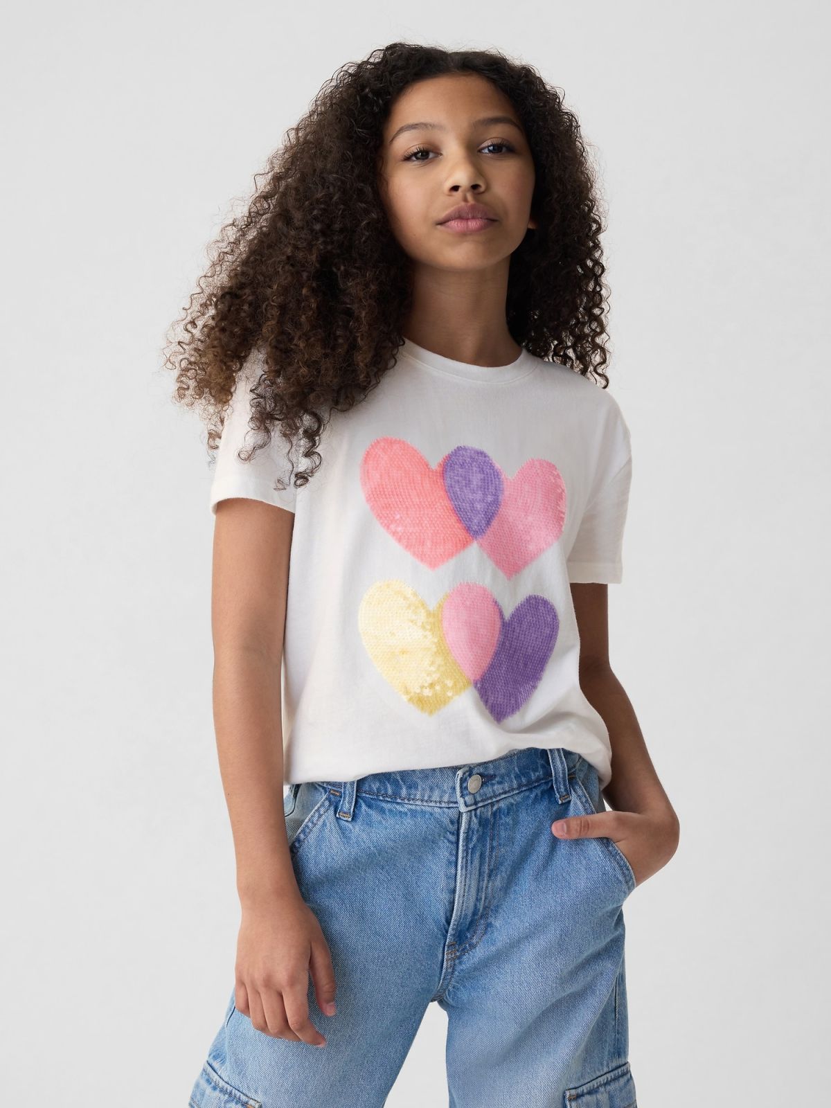 Kids Sequin Graphic T-Shirt-435157002