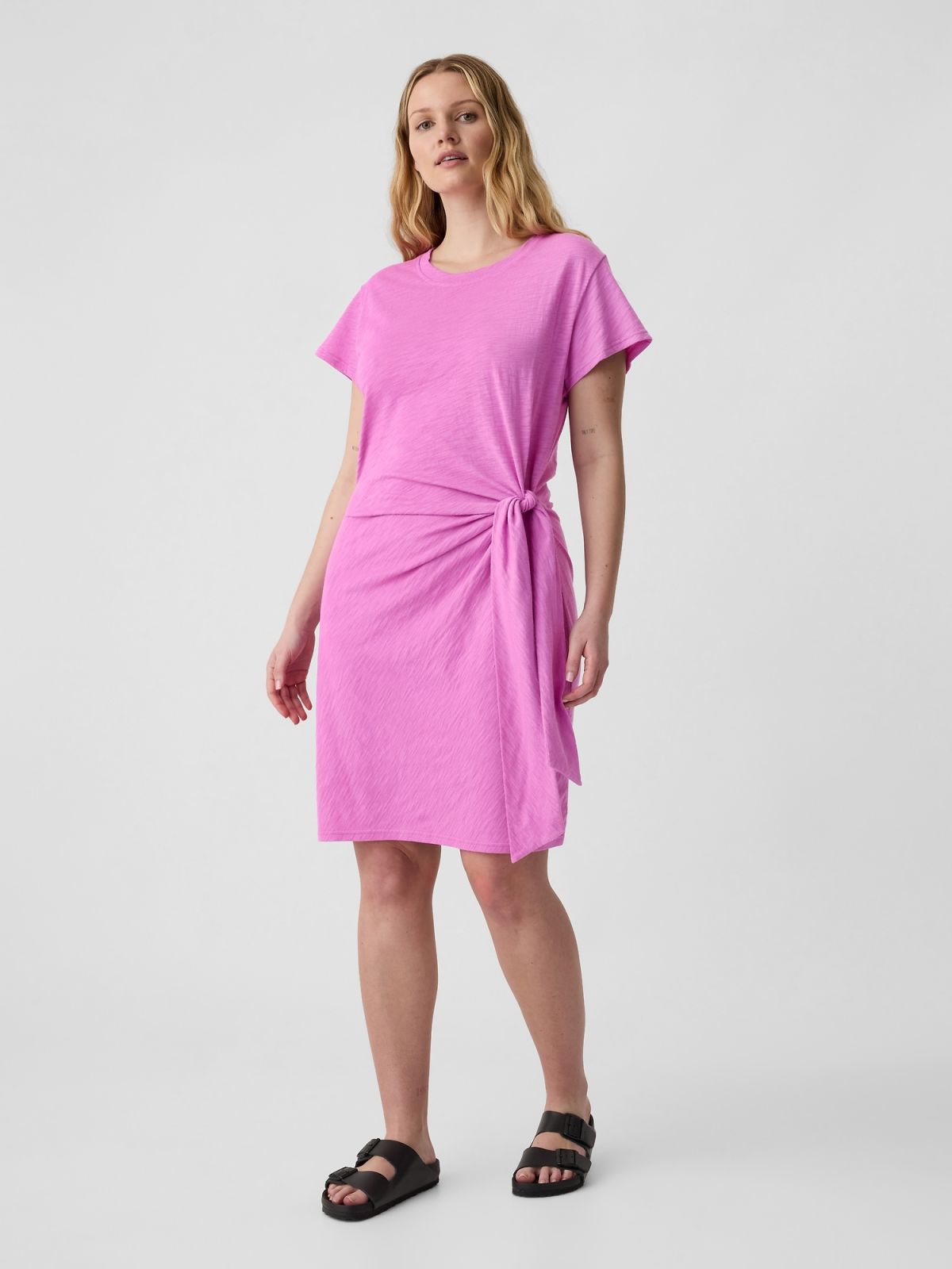 Ροζ Knit Φόρεμα-407153000