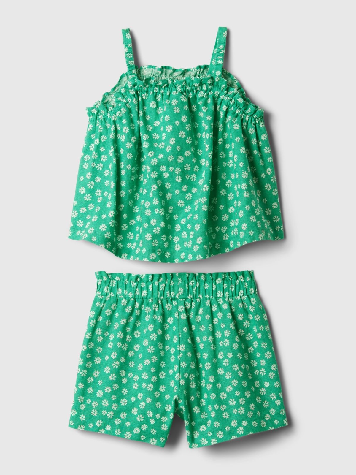 Πράσινο babyGap Λινό-Βαμβακερό Σετ-434877000