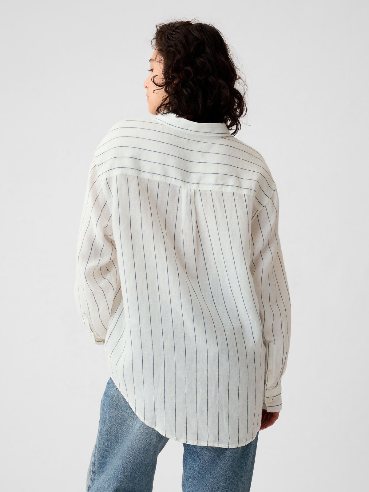 100% Linen Big Shirt-891899004