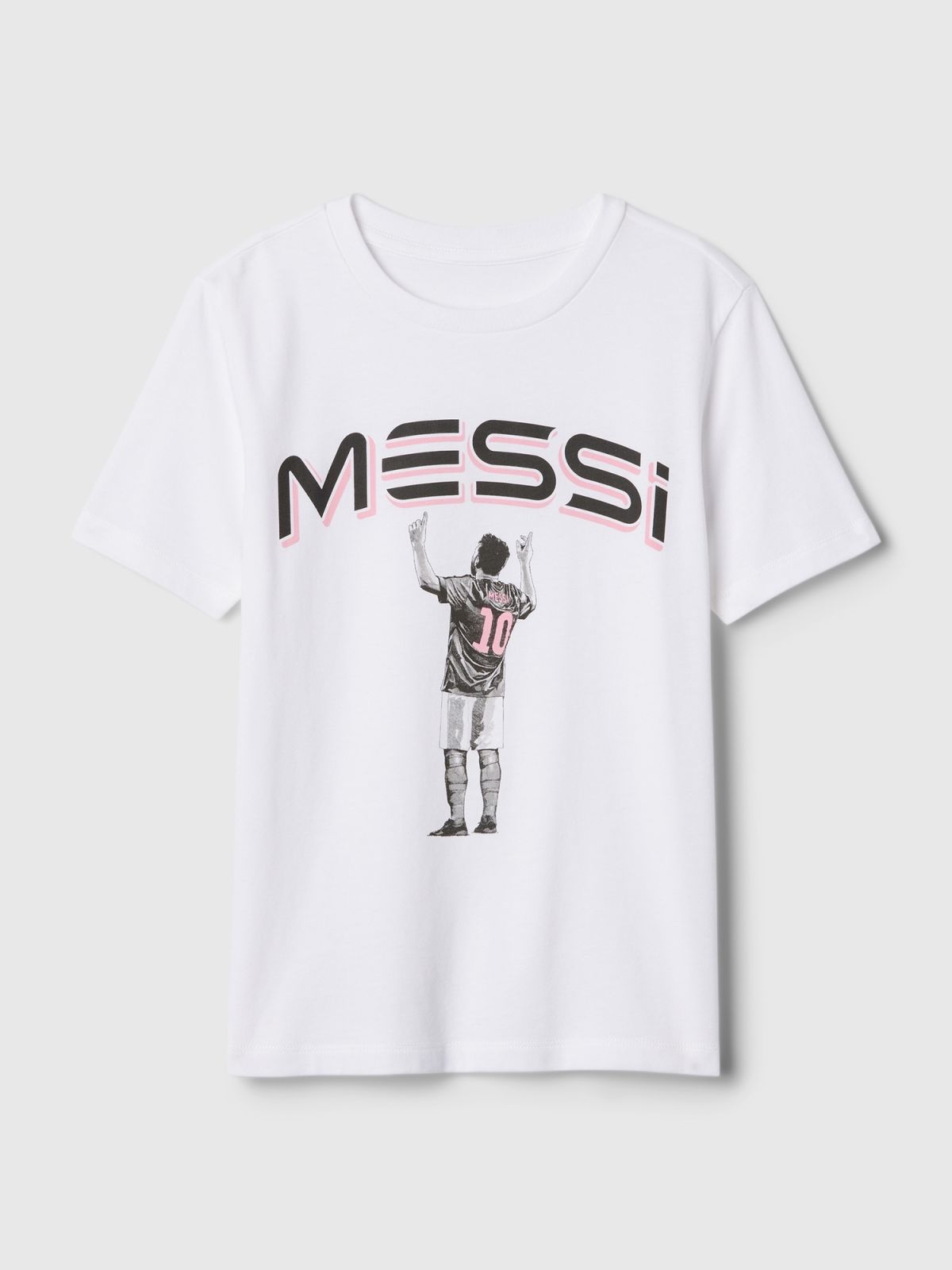 Άσπρη Παιδική Messi Graphic Μπλούζα-556802002