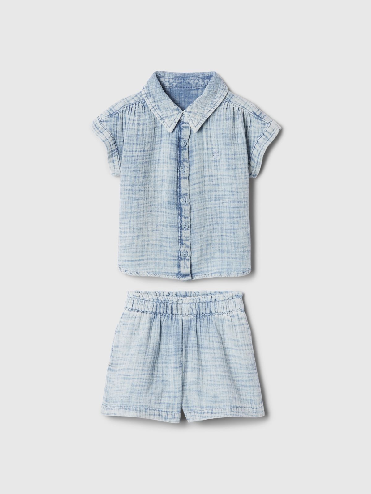 babyGap Crinkle Gauze Two-Piece Outfit Set-412997000
