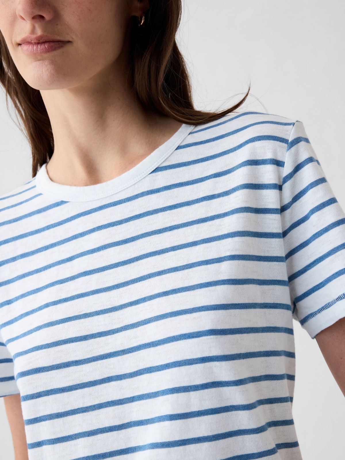 Μπλε Vintage Indigo Crewneck Μπλούζα-511082001