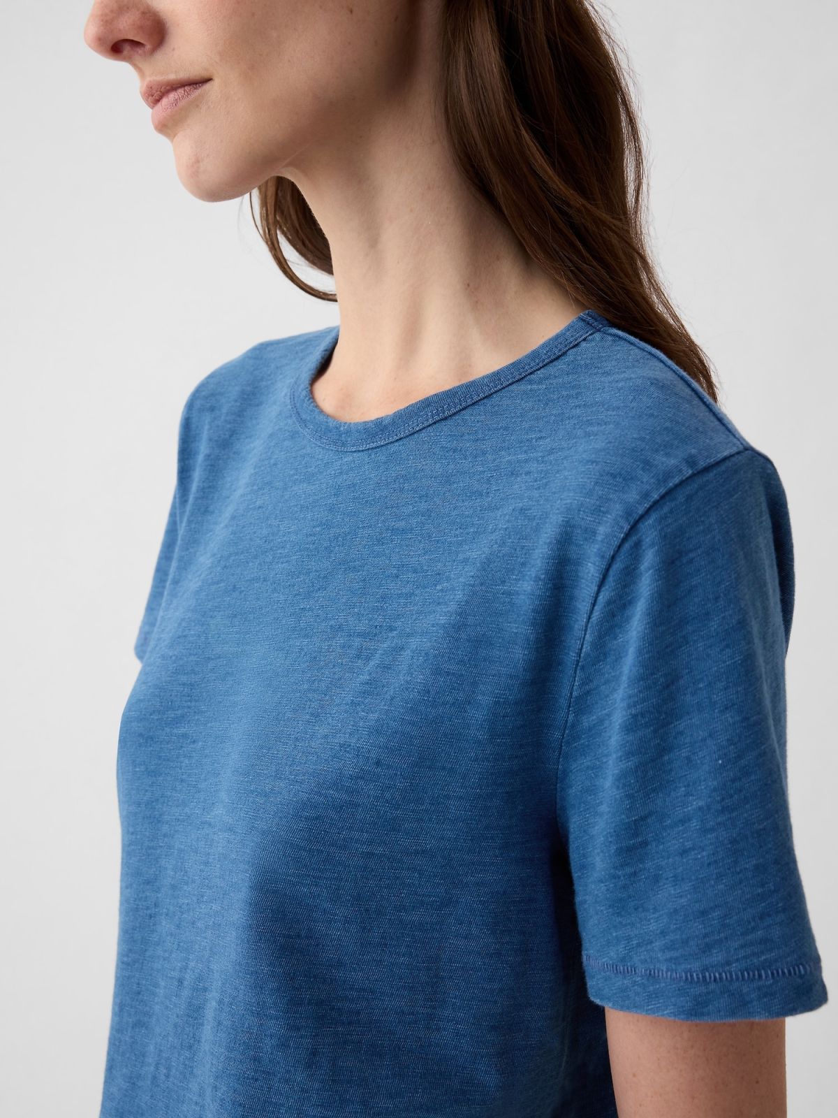 Μπλε Vintage Indigo Crewneck Μπλούζα-511082000