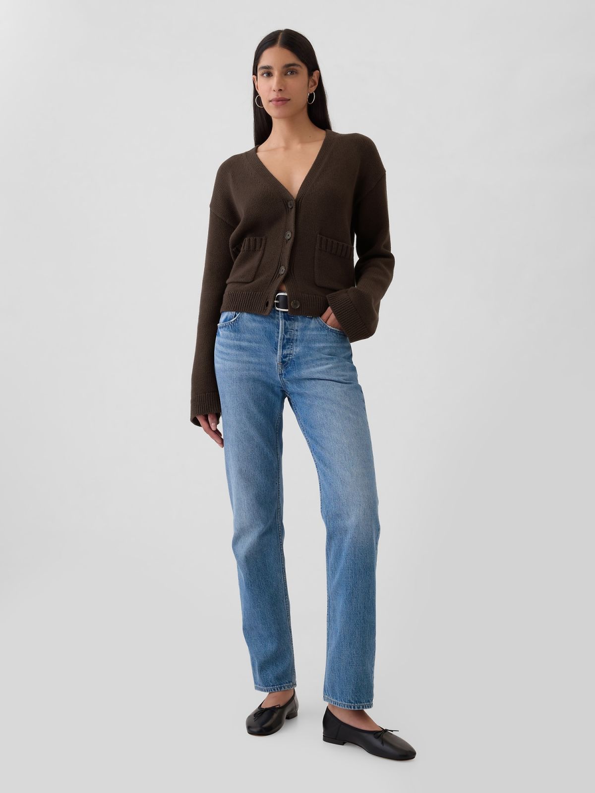 Πλεκτή ζακέτα με Τσέπη-544798000