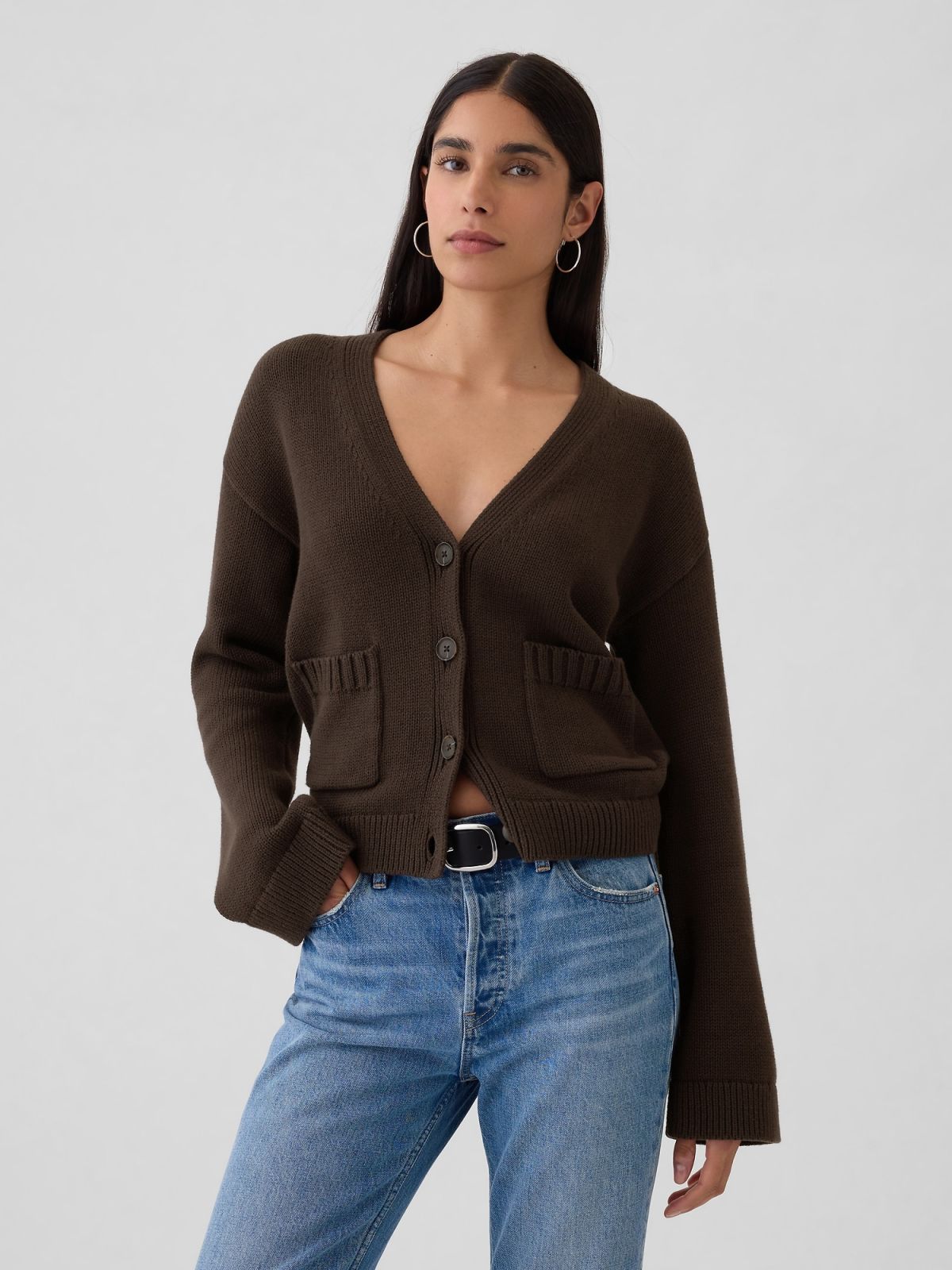 Pocket Cardigan Sweater-544798000