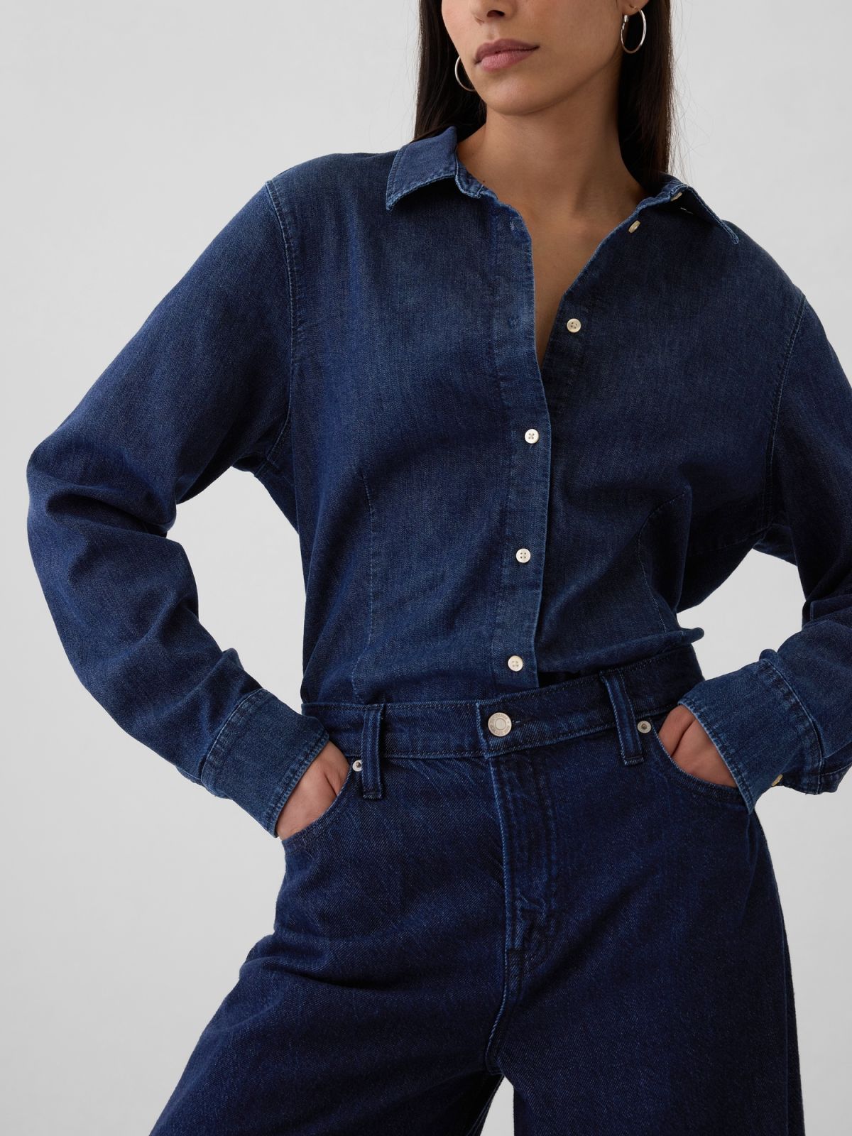 Μεσοκάβαλο UltraSoft Baggy Τζιν Παντελόνι-484999000