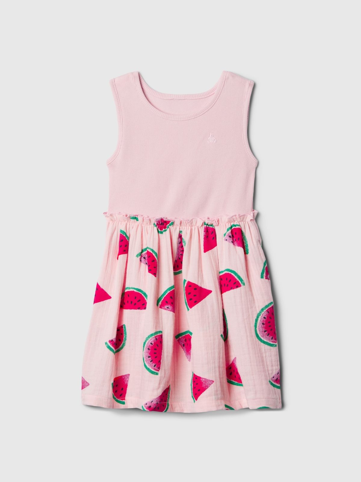 Ροζ babyGap Crinkle Gauze Φόρεμα-880379004