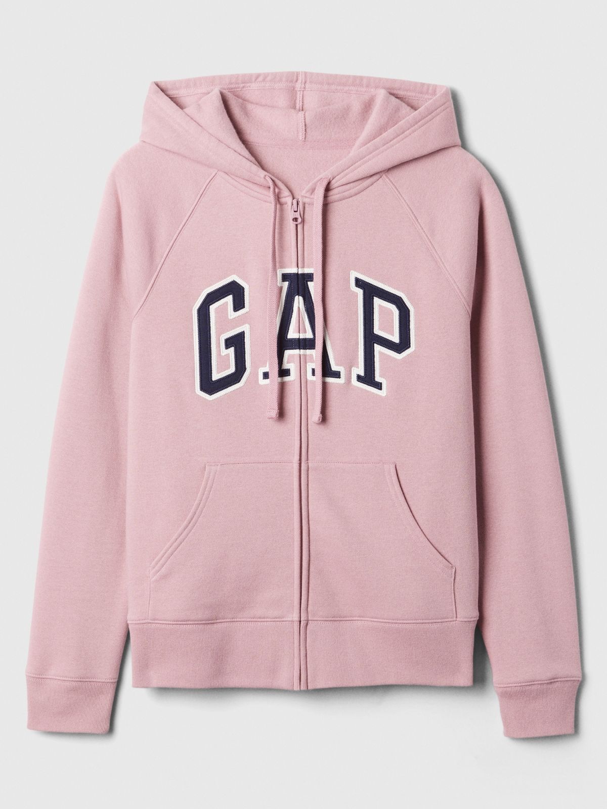 Ροζ Gap Logo Zip Φούτερ-463503048