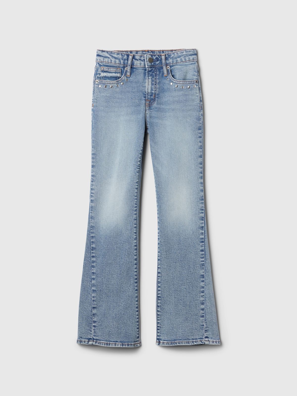 Παιδικό High Rise Studded '70s Flare Jean Παντελόνι-525645000