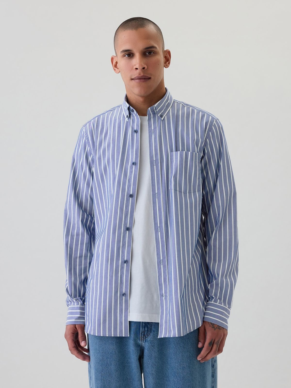 All-Day Poplin Shirt in Standard Fit-802535030