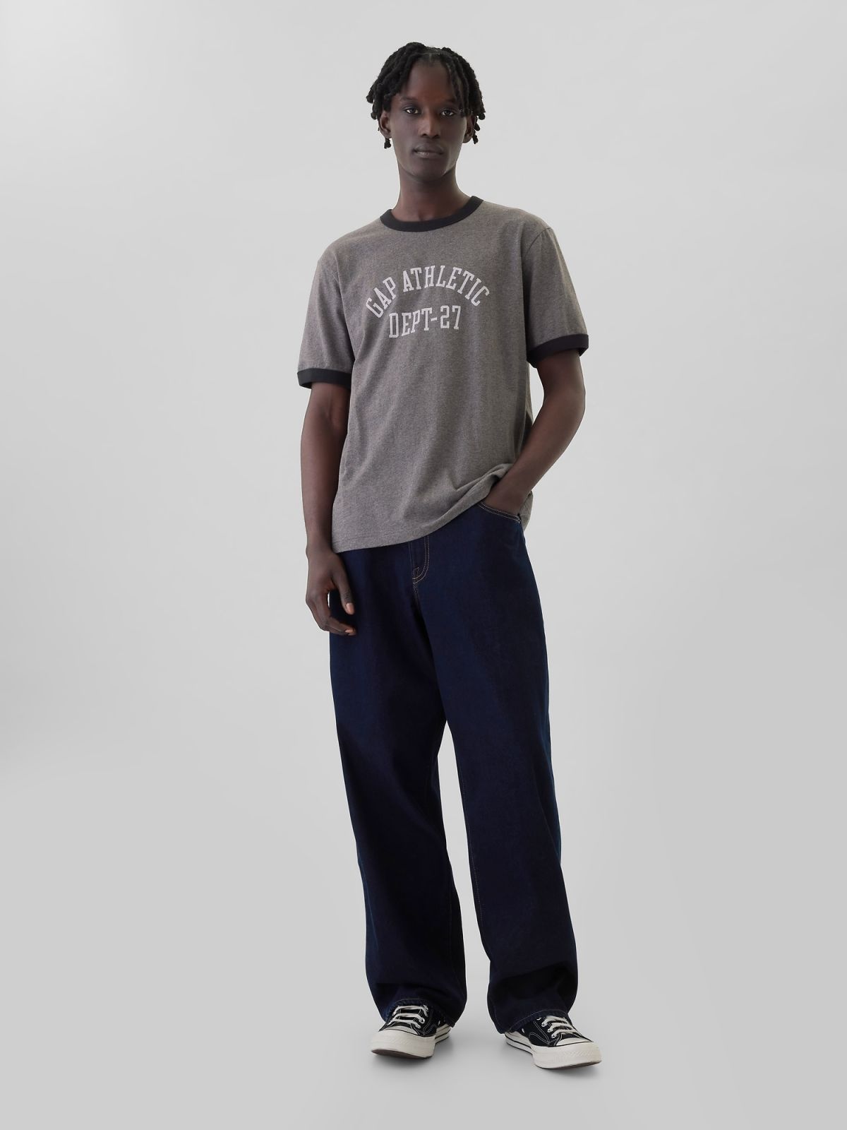 Athletic Logo Graphic Μπλούζα-500541001