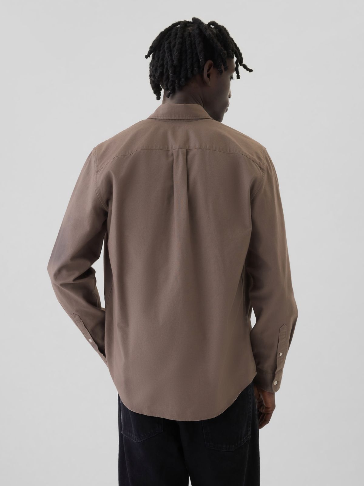 Μπεζ Oxford Πουκάμισο σε Standard Fit-619568017