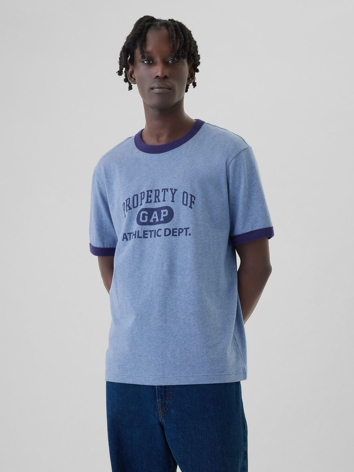 Athletic Logo Graphic T-Shirt-500541002