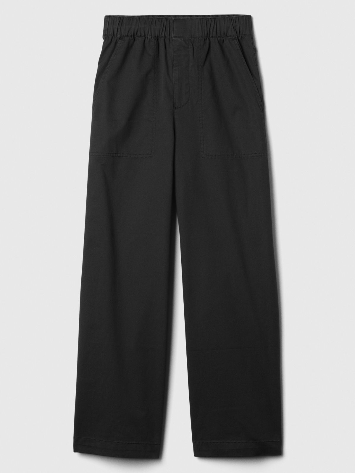 Mid Rise Easy Wide-Leg Khakis Παντελόνι-500332002