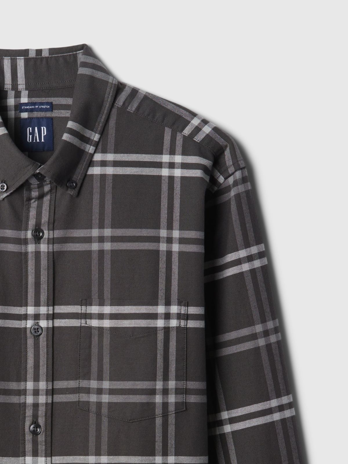 Γκρι Oxford Πουκάμισο σε Standard Fit-619568020