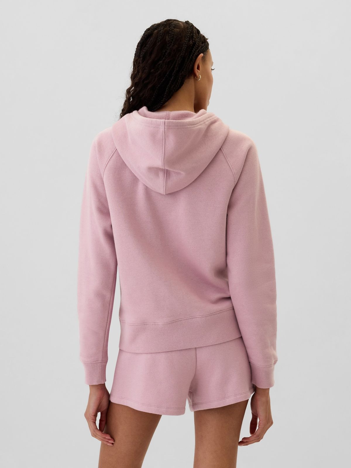 Ροζ Gap Logo Zip Φούτερ-463503048