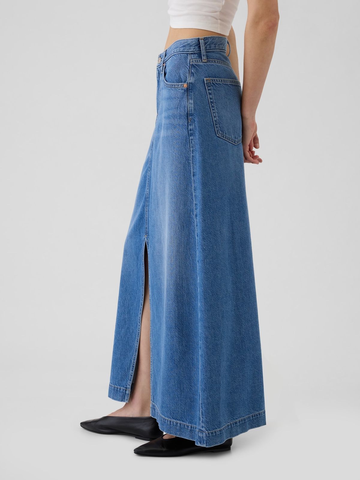 UltraSoft Denim Maxi Φούστα-517213000