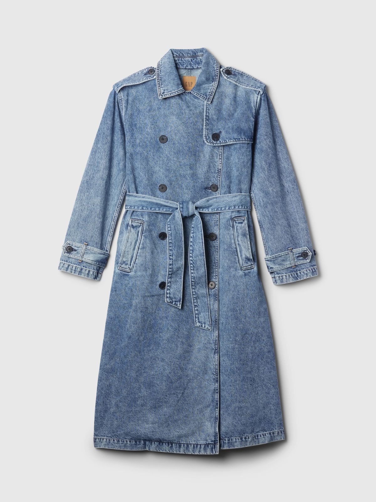 Longline Icon Denim Trench Καμπαρτίνα-498986000