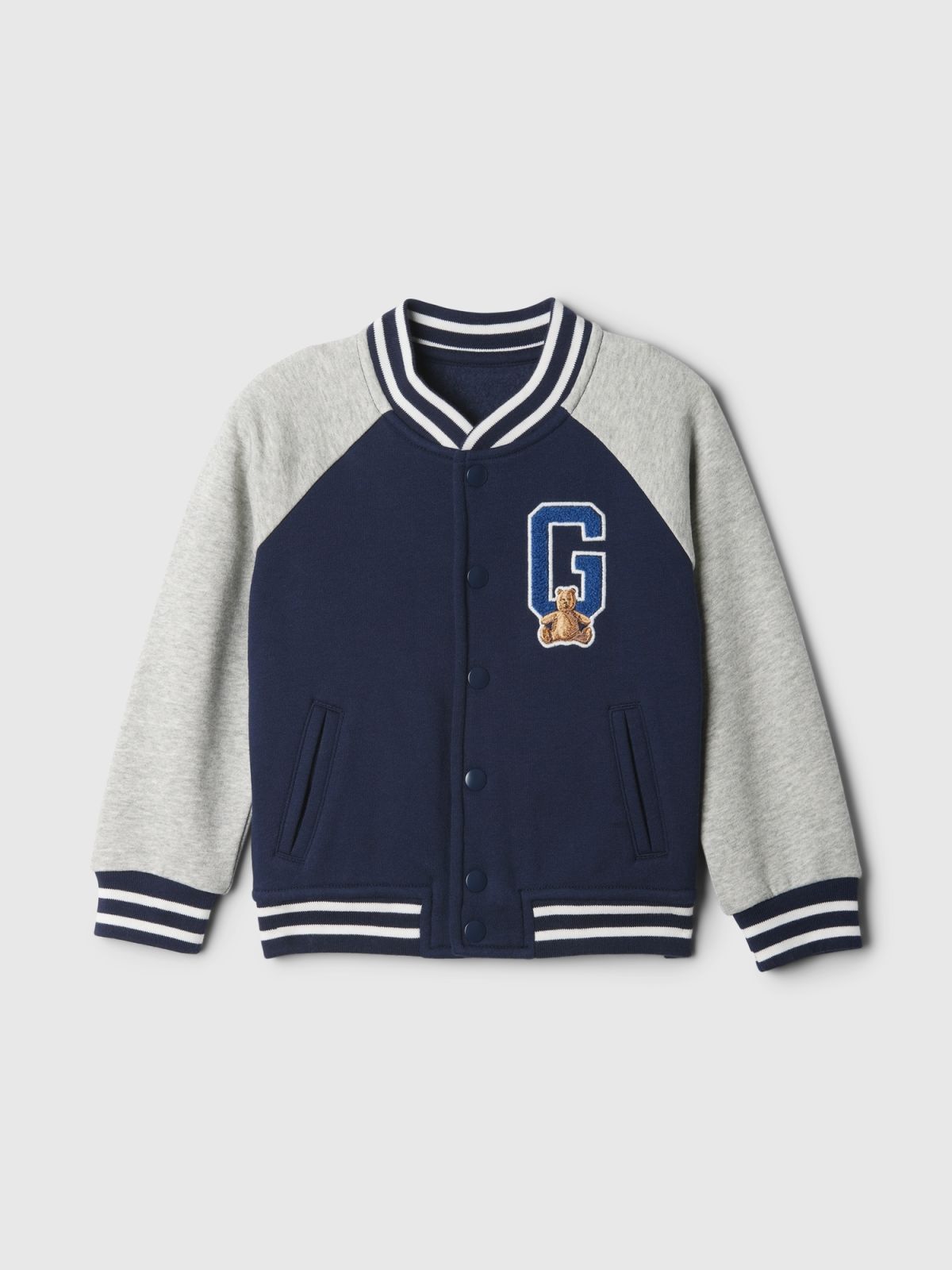 babyGap Vintage Soft Brannan Bear Varsity Jacket-500275000