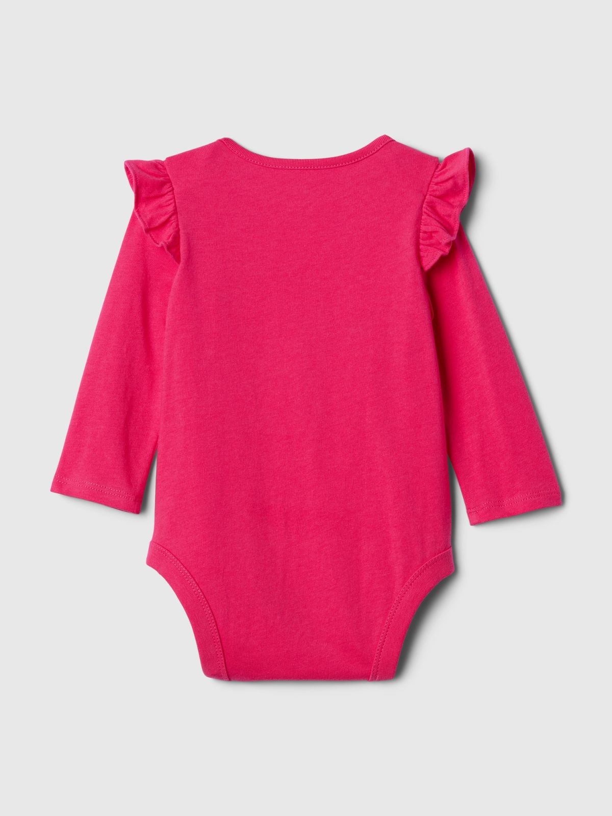 Baby Gap Logo Ruffle Bodysuit-522642001