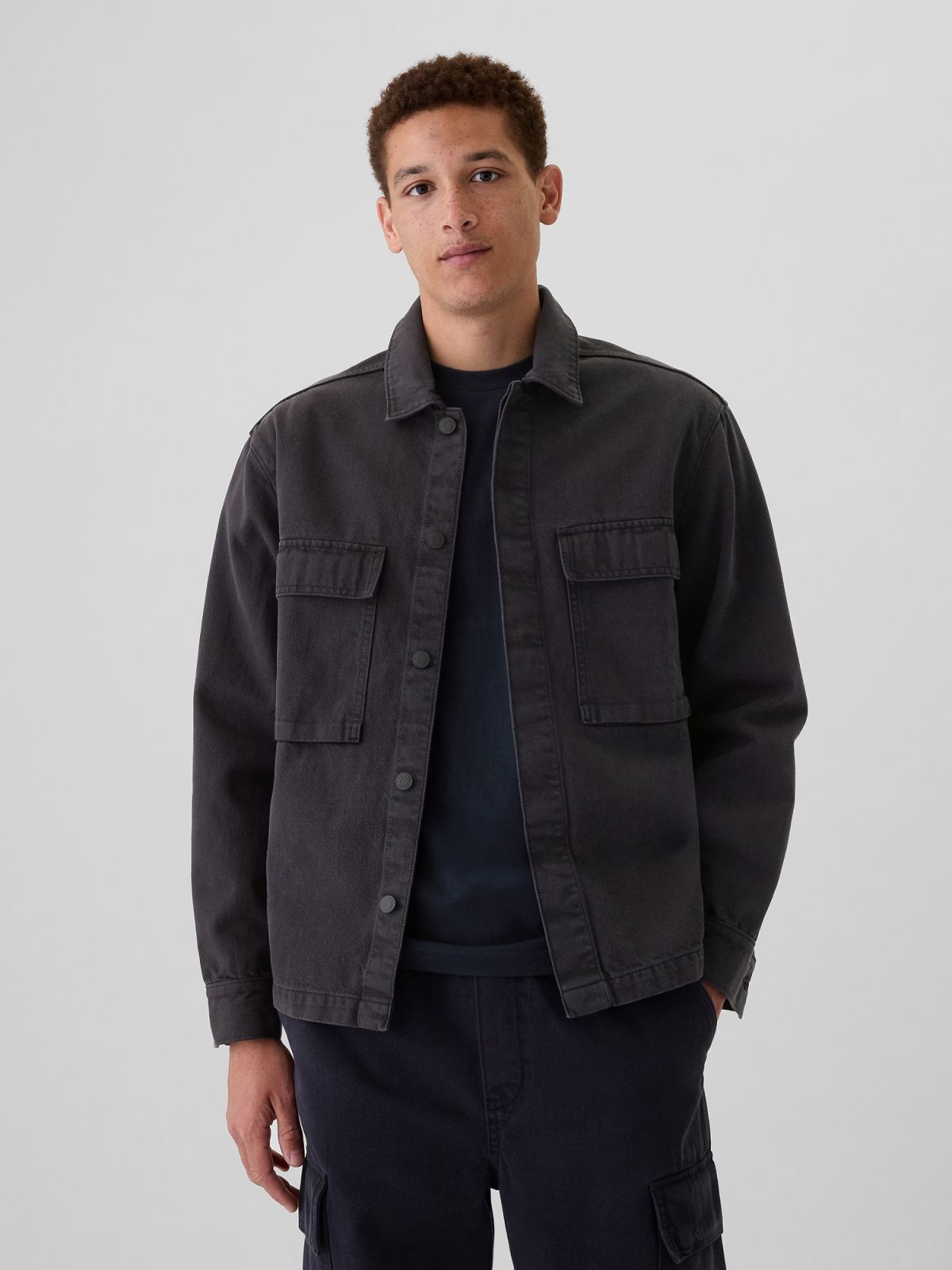 Denim Overshirt-500455001