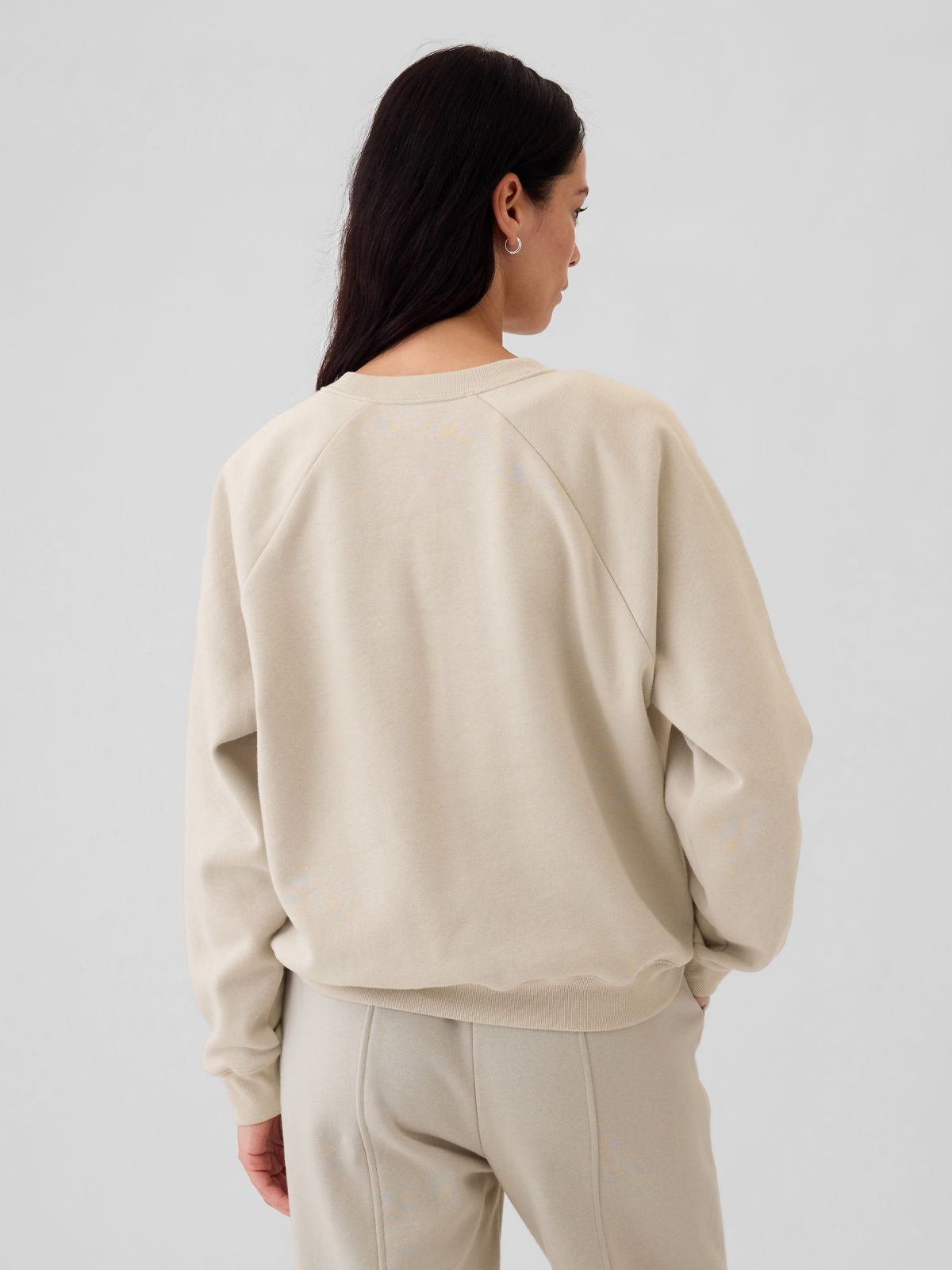Μπεζ Vintage Soft Raglan Φούτερ-765585036
